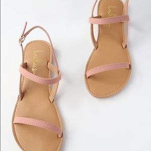 Lulus Mauve Rika Sandals Size 8.5